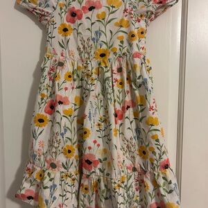 Gymboree Floral Dress - Yellow, Pink, Blue